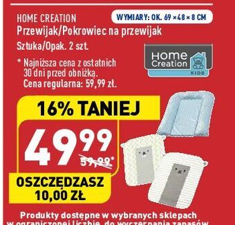 ALDI Pokrowiec na przewijak home creation oferta
