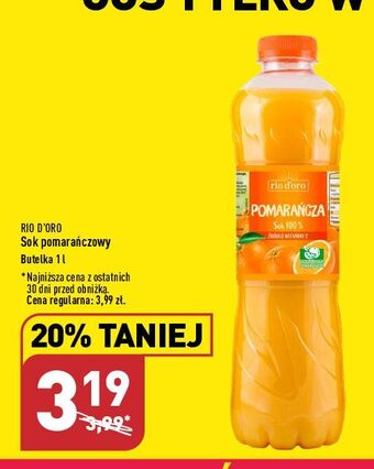 ALDI Sok pomarańczowy rio d'oro oferta