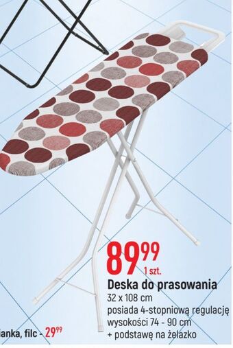 E.Leclerc Deska do prasowania scala 32 x 108 cm rorets oferta