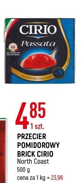 E.Leclerc Przecier pomidorowy cirio oferta
