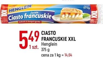 E.Leclerc Ciasto francuskie xxl henglein oferta