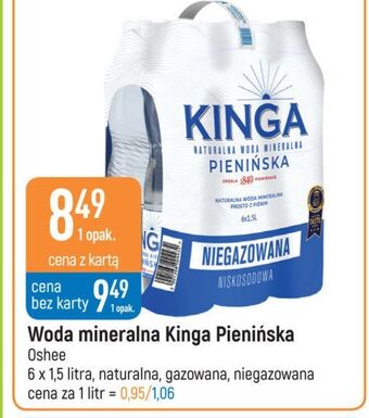 E.Leclerc Woda gazowana kinga pienińska oferta