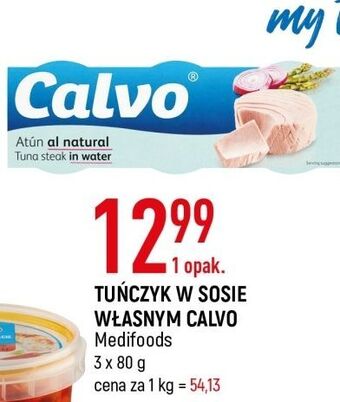 E.Leclerc Tuńczyk w sosie własnym calvo oferta
