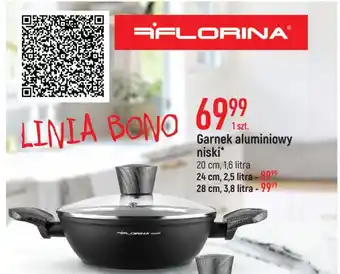 E.Leclerc Garnek bono niski z pokrywką 28 cm florina (florentyna) oferta