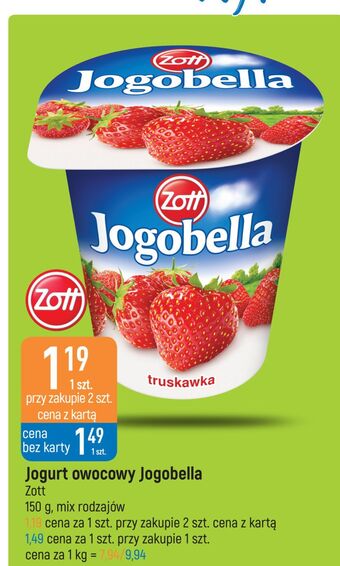 E.Leclerc Jogurt truskawka zott jogobella oferta