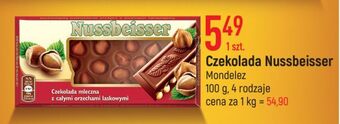 E.Leclerc Czekolada mleczna z całymi orzechami alpen gold nussbeisser oferta