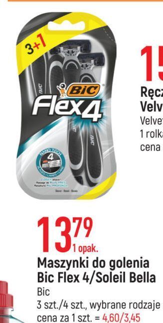 E.Leclerc Maszynka do golenia bic flex 4 oferta