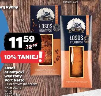 Netto Łosoś atlantycki wędzony na gorąco port netto oferta