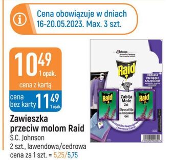 E.Leclerc Zawieszka przeciw molom cedr raid oferta