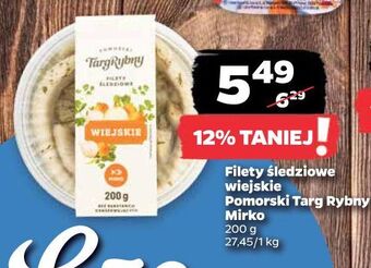 Netto Filety śledziowe wiejskie pomorski targ rybny oferta