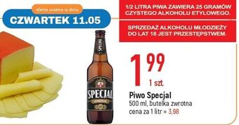 Piwo specjal jasny pełny