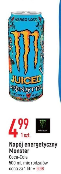 E.Leclerc Napój energetyczny monster energy juiced mango loco oferta