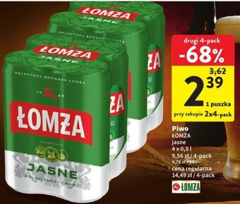Intermarche ŁOMŻA Piwo 0,5l oferta