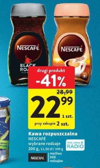 Intermarche NESCAFÉ Kawa rozpuszczalna 200g oferta