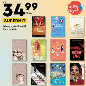 Biedronka Beletrystyka i książki dla młodzieży oferta