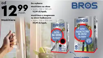 Biedronka BROS Moskitiera na okno 150x130cm oferta