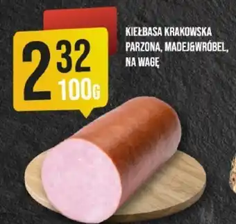 Market Jan MADEJ&WRÓBEL KIEŁBASA KRAKOWSKA PARZONA 100g oferta