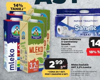 Netto Mleko łowickie uht 3,2% łowicz oferta