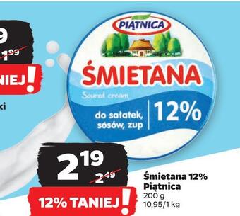Netto Śmietana 12% piątnica oferta