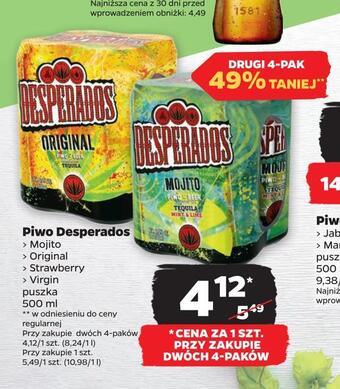 Netto Piwo desperados oferta