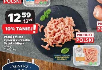 Paski z fileta z piersi kurczaka sztuka mięsa