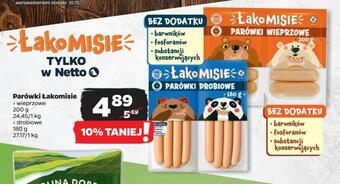 Netto Parówki łakomisie oferta