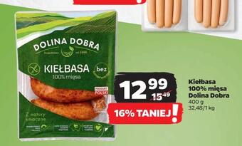 Netto Kiełbasa 100% mięsa dolina dobra oferta