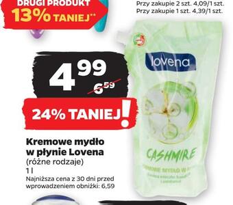 Netto Kremowe mydło w płynie lovena oferta
