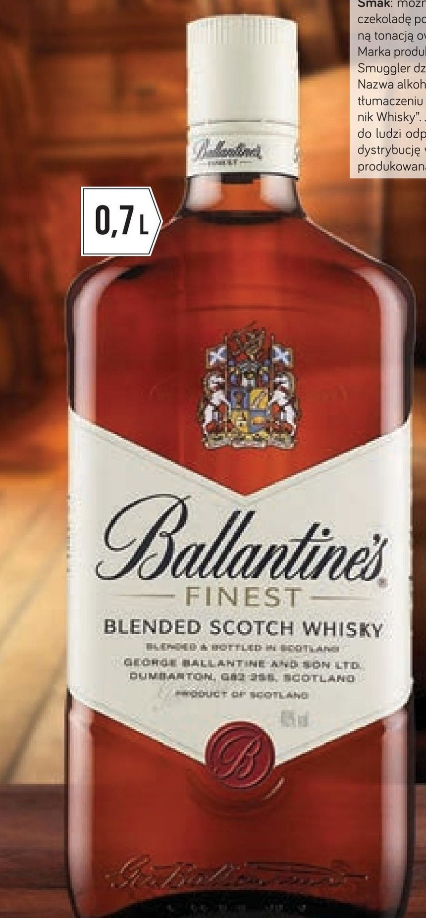 Polomarket Whisky ballantines oferta