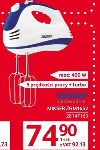 Selgros Mikser zelmer oferta