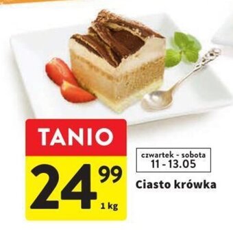 Intermarche Ciasto krówka 1kg oferta