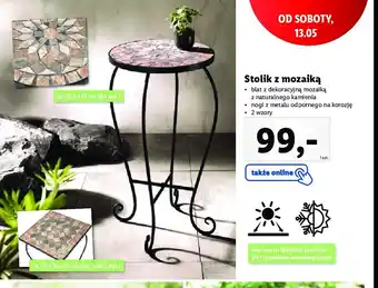 Lidl Stolik z mozaiką 35.5 x 58 cm oferta