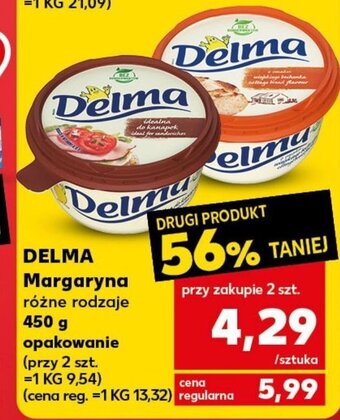 Kaufland DELMA Margaryna 450 g oferta