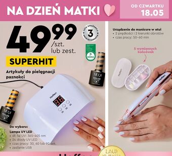 Biedronka Lampa led do paznokci hoffen oferta