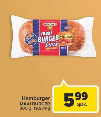 Carrefour Hamburger dan cake oferta
