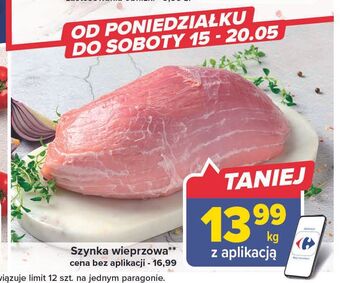 Carrefour Szynka wieprzowa oferta