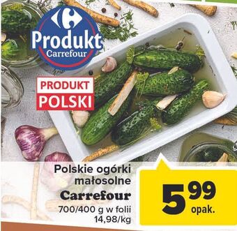 Carrefour Ogórki małosolne oferta