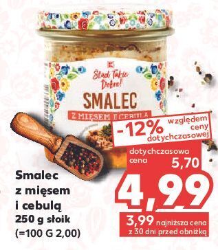 Kaufland Smalec z mięsem i cebulą k-classic stąd takie dobre! oferta