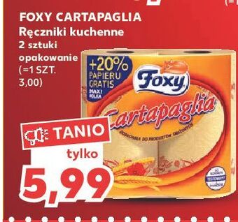 Kaufland Ręcznik kuchenny foxy cartapaglia oferta
