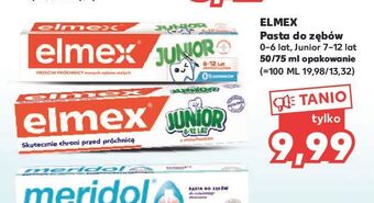 Kaufland Pasta do zębów dla dzieci w wieku 6-12 lat elmex junior oferta