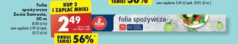 Biedronka Folia spożywcza 30 m zosia samosia oferta
