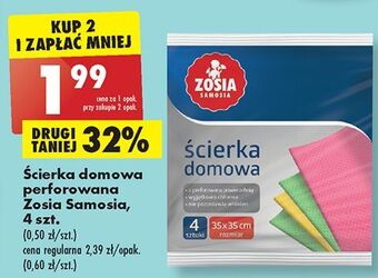 Biedronka Ściereczki domowe perforowane zosia samosia oferta