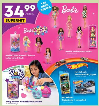 Biedronka Lalka fashionista barbie oferta