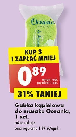 Biedronka Gąbka do masażu oceania oferta