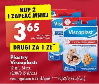 Biedronka Plastry uniwersalne viscoplast oferta