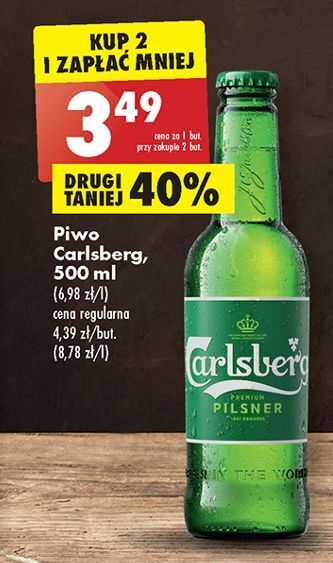 Biedronka Piwo carlsberg oferta