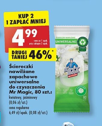 Chusteczki do czyszczenia jaśminowe mr magic