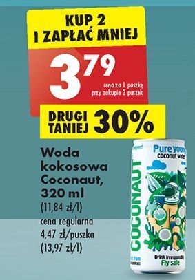 Biedronka Woda kokosowa coconaut oferta