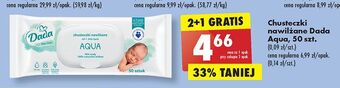 Biedronka Chusteczki nawilżane aqua dada oferta