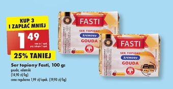 Biedronka Ser topiony gouda fasti oferta